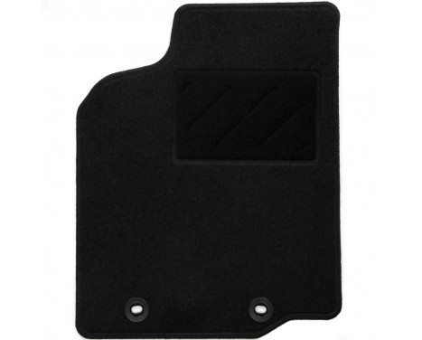 Car mats for VW Caddy 1996-2004 gray license plate 2-piece, Image 2