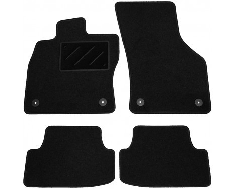 Car mats for VW Golf VII 2012- 4-piece