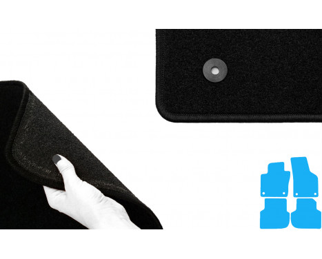 Car mats for VW Jetta 2011- 4-piece, Image 4