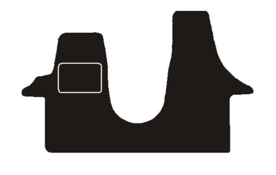 Car mats for vw transporter t5 -t6 continuous front mat 2003->