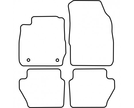Car Mats Ford Fiësta 2011-2013