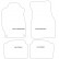 Car Mats Honda Civic Coupe 1996-2000 4-piece, Thumbnail 2