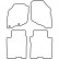 Car Mats Honda Jazz 2002-2008, Thumbnail 2