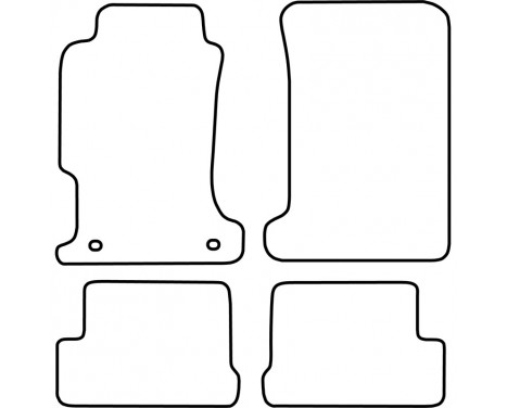 Car Mats Honda Prelude 1992-1997, Image 2