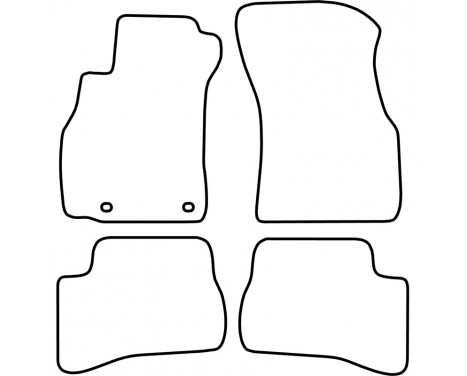Car Mats Hyundai Accent 2000-2006 4-part, Image 2