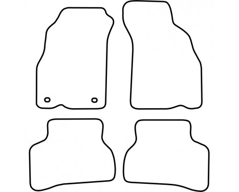 Car Mats Hyundai Excel 1994-2000, Image 2