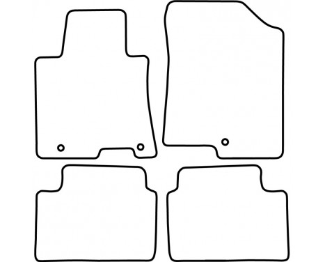 Car Mats Hyundai I30 2013-2017 4-part, Image 2