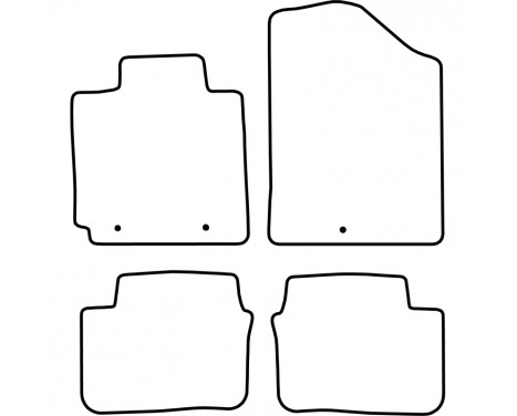Car Mats Hyundai Veloster 2011- 4-parts, Image 2