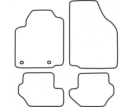 Car Mats Mazda 121 1996-2001, Image 2