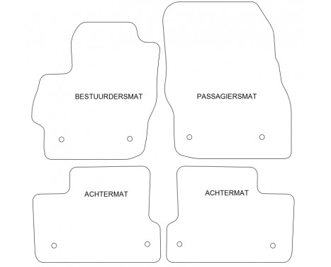 Car Mats Mazda 3 2009-2012 4-piece, Image 2