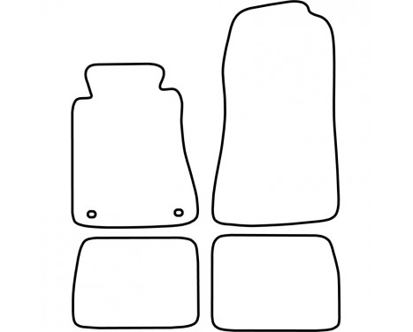 Car mats Mercedes 190 W201 1982-1993, Image 2