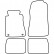 Car mats Mercedes 190 W201 1982-1993, Thumbnail 2