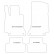 Car mats Mercedes-Benz C-Class W205 2014- 4-parts, Thumbnail 2