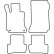 Car mats Mercedes C Class W204 from 2007 (velours), Thumbnail 6