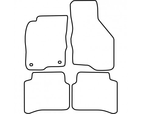 Car Mats Mitsubishi Galant 1997-2004, Image 2