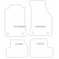 Car Mats Nissan 200 SX 1991- 4-parts, Thumbnail 2