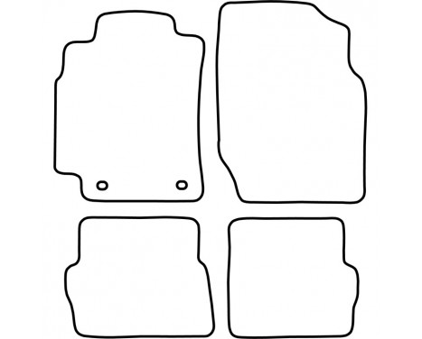 Car mats Nissan Almera 3 doors 2000-2007, Image 2