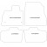 Car Mats Nissan Leaf 2013- 4-parts, Thumbnail 2