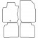 Car Mats Nissan Note 2006-2013, Thumbnail 2