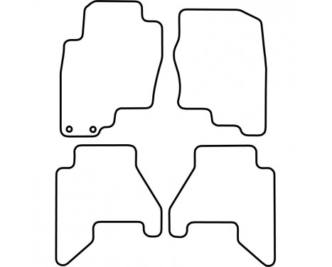Car Mats Nissan Pathfinder from 2005, Image 2