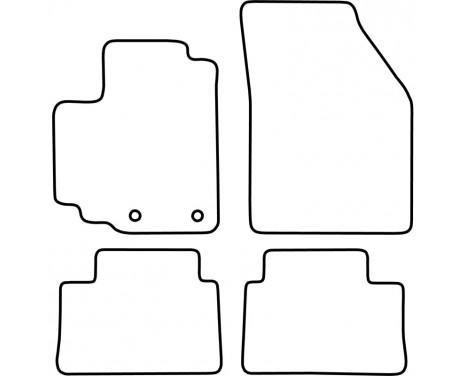 Car Mats Nissan Pixo from 2009, Image 2