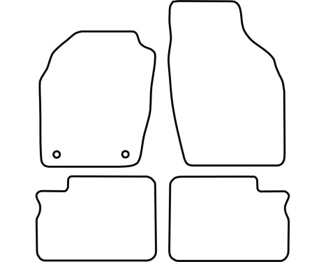 Car Mats Opel Agila 2002-2004, Image 2