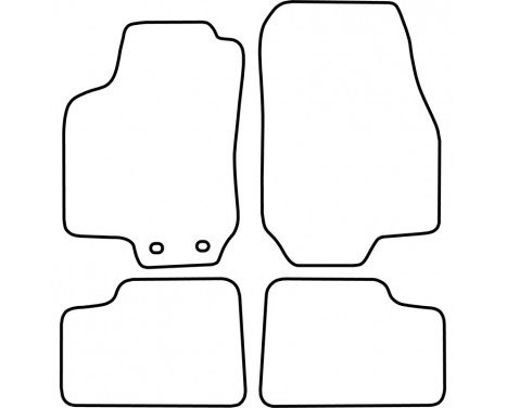 Car mats Opel Astra G 1998-2004 (velor), Image 6