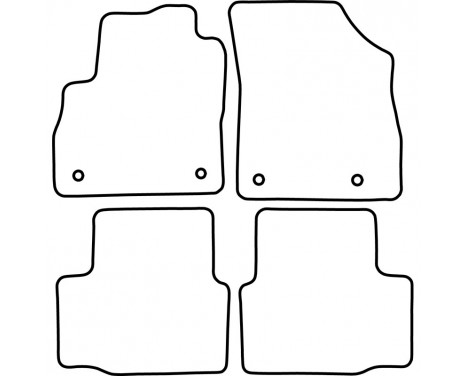 Car Mats Opel Astra K 2015-