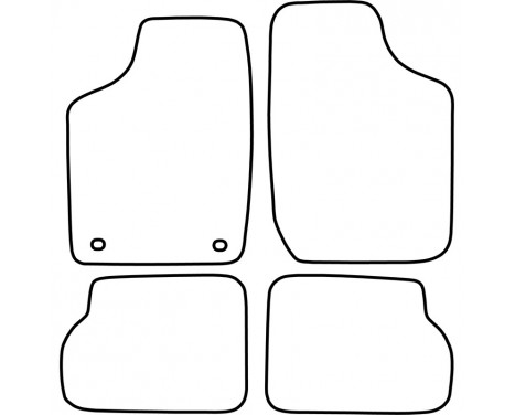 Car mats Opel Corsa A 1982-1993, Image 2