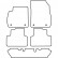 Car Mats Opel Zafira C 2012- (7 Persons), Thumbnail 2