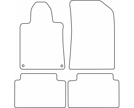 Car mats Peugeot 508 2011- (Velor), Image 6