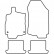 Car Mats Renault Megane III Cabriolet 2010- 4-parts, Thumbnail 3