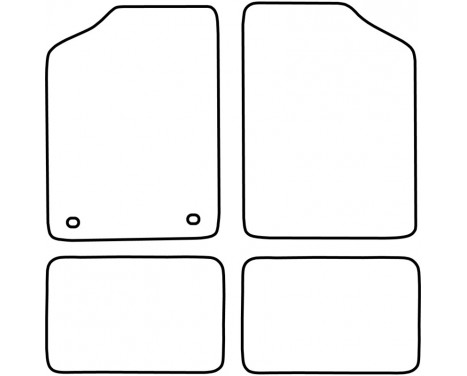 Car Mats Renault R5 / 9/11 1972-1988, Image 2