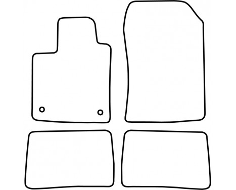 Car Mats Renault Twingo 2007-2011, Image 2