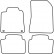 Car Mats Renault Vel Satis 2002-2009 4-part, Thumbnail 2