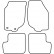 Car Mats Rover 200 1996-1999, Thumbnail 2