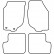 Car Mats Rover 25 1999-2005, Thumbnail 2
