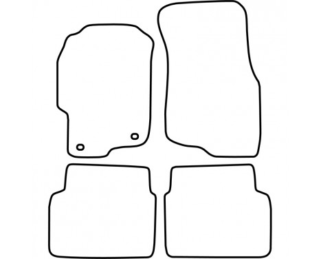 Car Mats Rover 45 1999-2006 4-part, Image 2