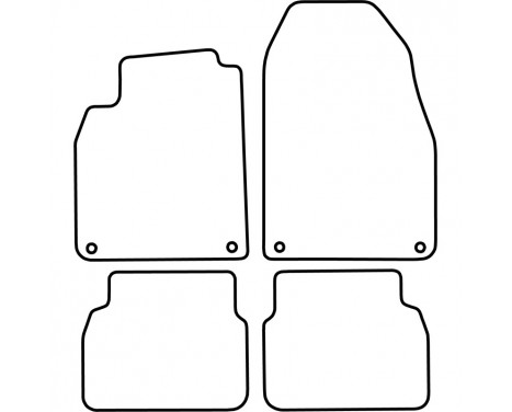 Car Mats Saab 9-3 from 2008, Image 2