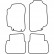 Car Mats Saab 9-5 2010-2012 4-part, Thumbnail 2