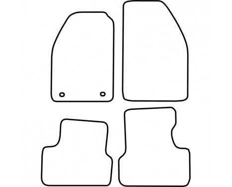 Car Mats Saab 9000 1985-1998, Image 2