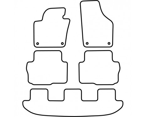 Car Mats Seat Alhambra 2011-