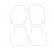 Car Mats Seat Toledo 2012- 4-pieces, Thumbnail 2
