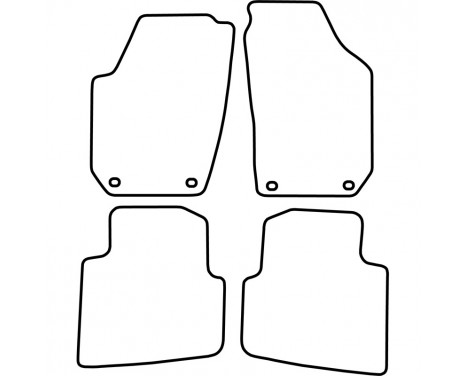 Car Mats Skoda Roomster 2006-2012, Image 2