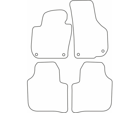 Car mats Skoda Superb 2008-2015 (Velor), Image 6