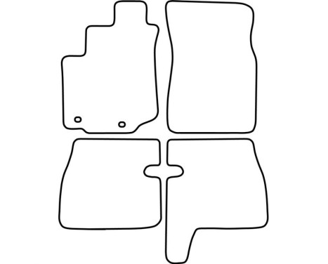 Car Mats Ssang Yong Musso Sport 2005-, Image 2