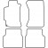 Car Mats Subaru Impreza 2000-2007 4-part, Thumbnail 3