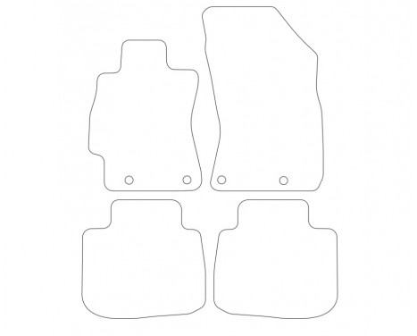 Car Mats Subaru Outback 2015- 4-pieces, Image 2