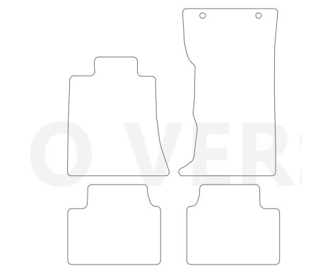 Car mats suitable for Alfa Romeo Giulia 4WD 2016-- 4-piece