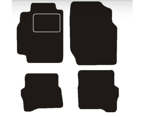 Car mats suitable for Almera 3 drs 2000 ->